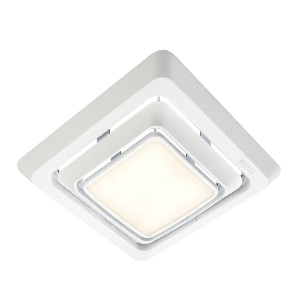 Broan Nutone FG600 Bathroom Exhaust Fan Grille Cover with LED Light in White